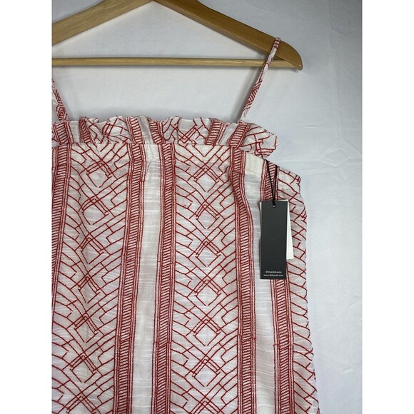 $150 Dolce Vita Women's White Hadley Sleeveless 100% cotton Shift Dress Sz Small - Picture 4 of 13